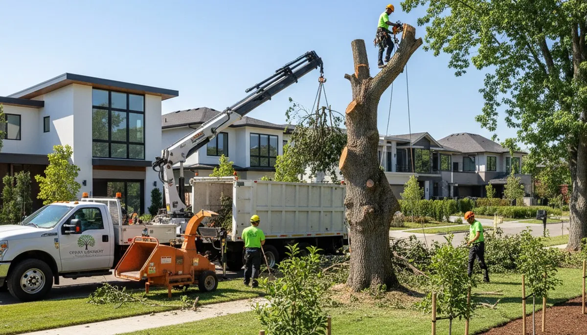 Professional landscaping and tree removal service in Louisville, KY by Chop Chop Tree experts